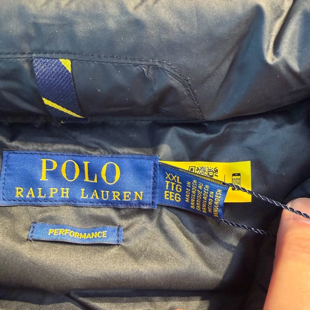 BRAND NEW Polo Ralph Lauren Men's Black Quilted Puffer Vest